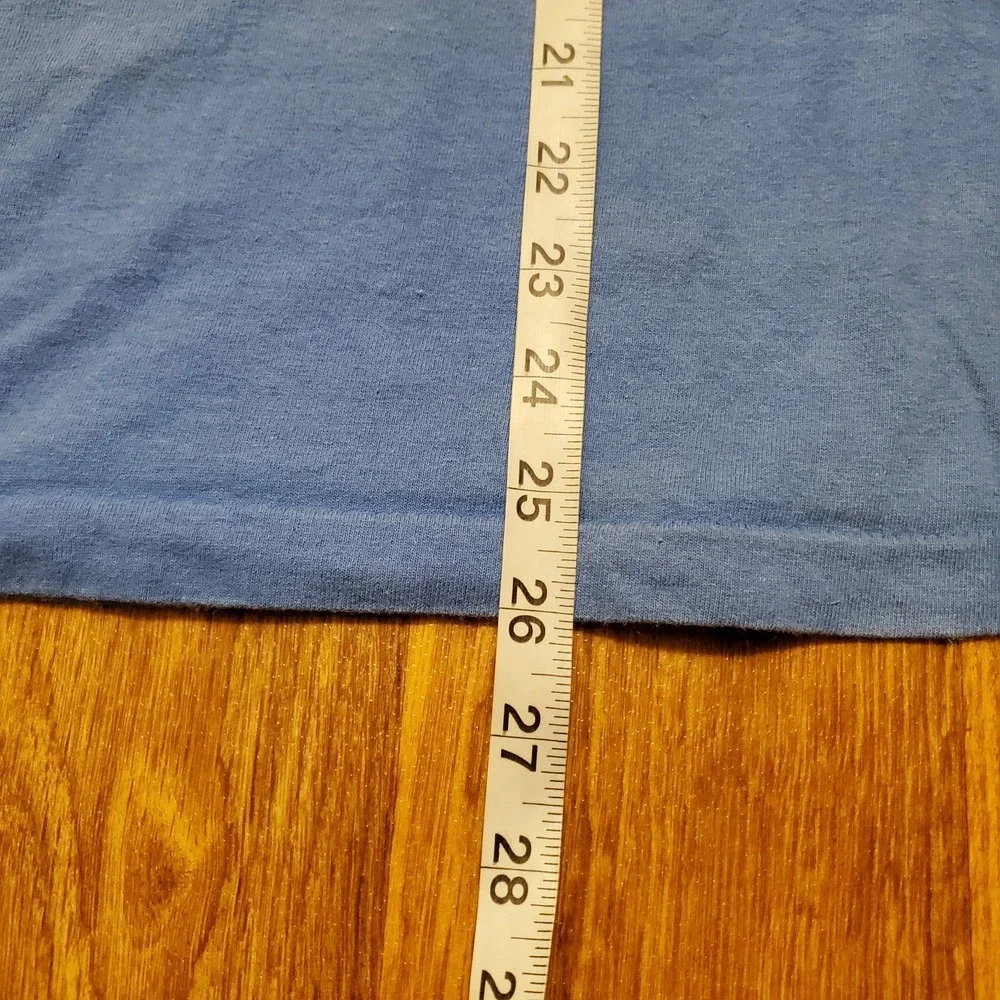 Vintage Cottagecore Shirt Adult XL Blue House is not a Home‎ Without Love 90s